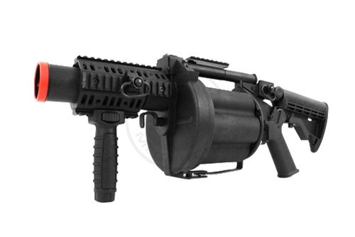 ICS Airsoft GLM Full Size 6 Round Revolving Grenade Launcher 