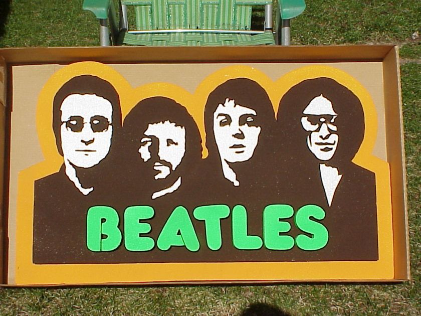 Very Rare Beatles styrofoam promo display   Near Mint Condition