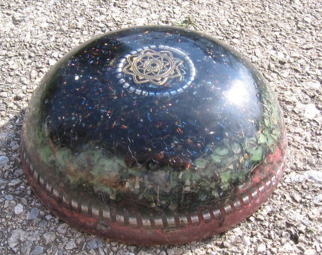 Large 6 Orgone/ Tachyon energy generating ,disk hhg ,Christ 