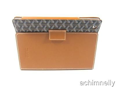 AUTHENTIC GOYARD AMBASSADE ULTRA RARE iPAD CASE 2 SPECIAL ORDER BLACK 