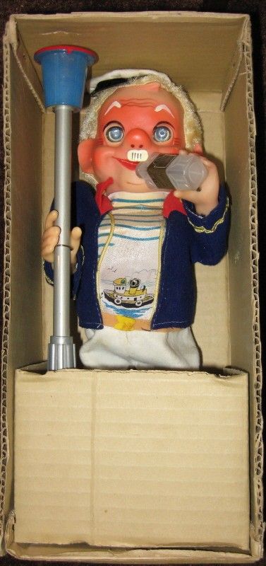   DRINKING CAPTAIN in BOX Battery Operated S&E Toys AMICO Japan  