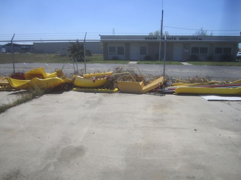 Disassembled Playground equipment  