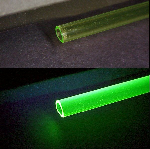 Uranium Glass Blowing Tube Borosilicate  