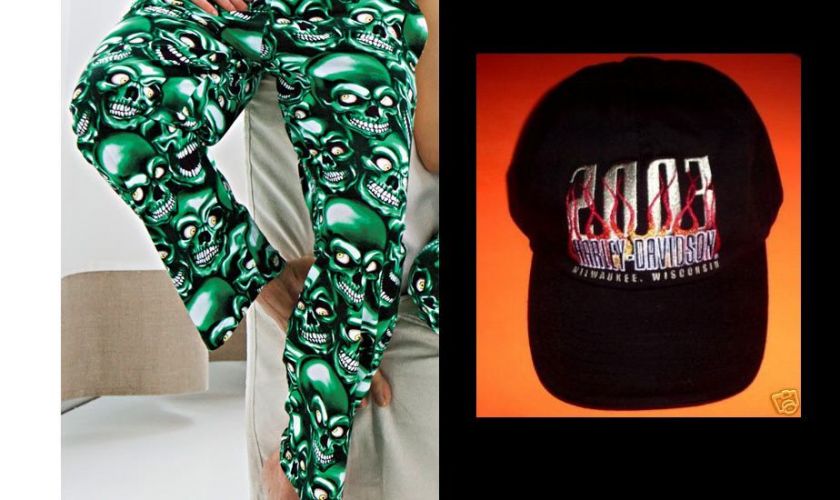 harley 100TH anniv baseball cap skull lounge pants pjs  