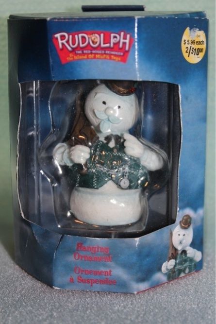 Rudolph the Red Nosed Reindeer Misfit Toys Ornament Enesco Snowman NEW 