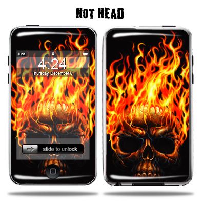   Skin Decal Sticker for Apple iPod Touch 2G 3G 2nd 3rd Hot Head  