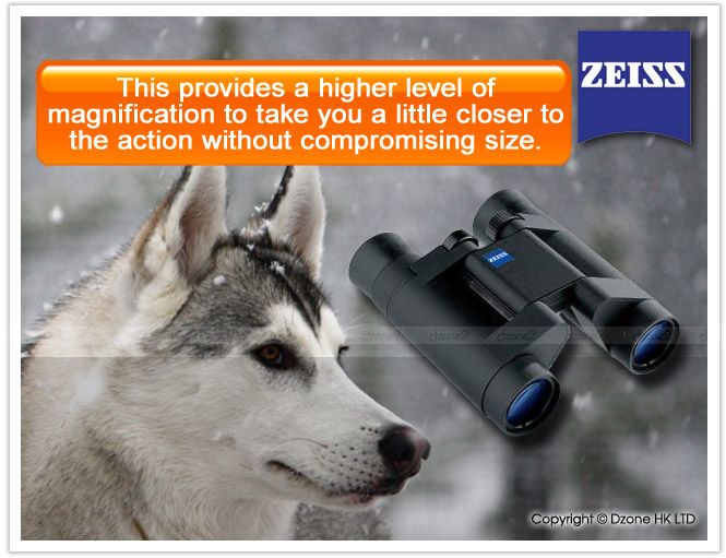 10x25 T* provides a higher level of magnification to take you a little 