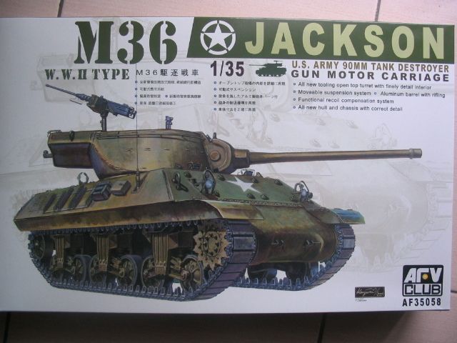 AFV CLUB 1/35 M36 Jackson U.S Army 90mm Tank Destroyer  