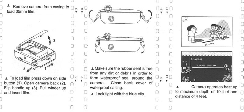 Remark the above user manual has used a waterproof casing with blue 