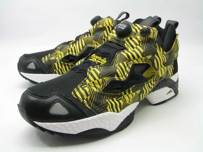 DS REEBOK INSTA PUMP FURY YELLOW BLACK SZ 10.5 atmos  