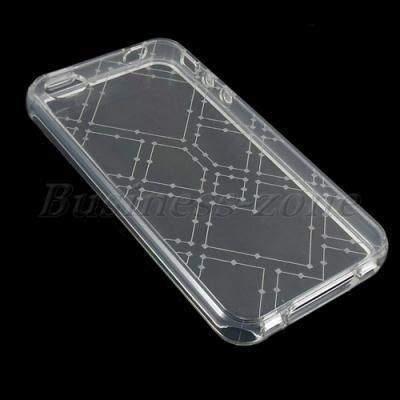 Clear Crystal Soft Rubber TPU Gel Skin Case Cover for apple iPhone 4G 