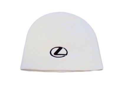 LEXUS WHITE BEANIE SKI HAT CAP TOQUE NEW LOOK  