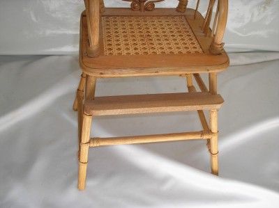   McClure Designer Bisque Baby Doll w/Wood Highchair Clothes #6055A