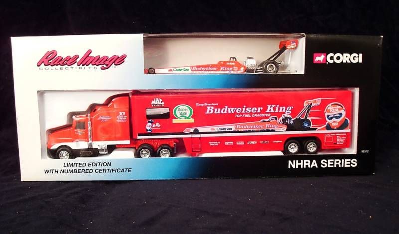 BUDWEISER KING Transporter & Top Fuel Dragster Kenny Bernstein 1994 