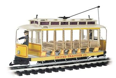 Bachmann 93938 G SCALE OPEN STREET CAR UNITED TRACTION  