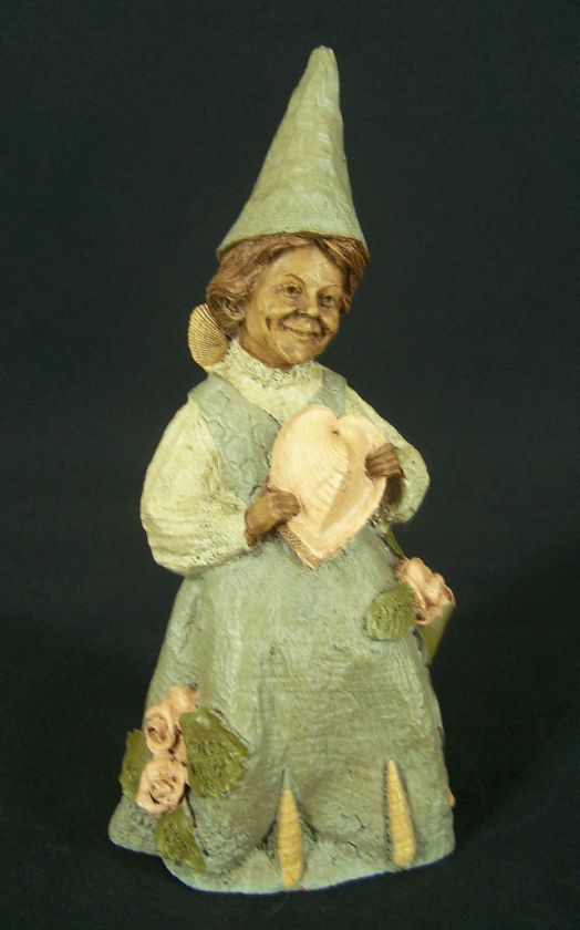 Tom Clark Cairn Gnome Figurine Dee Lovely Shells Green  