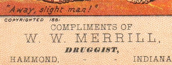 Julius Caesar Brutus /Cassius~ Merrill Drug Hammond, IN  