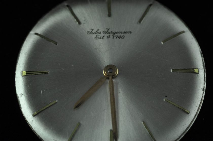 VINTAGE MENS JULES JURGENSEN WRISTWATCH MOVEMENT ***  