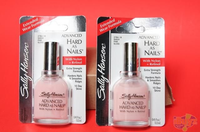 Salley Hansen Nail Polish Lacquer Sheer Pink Gloss 2Pk~  