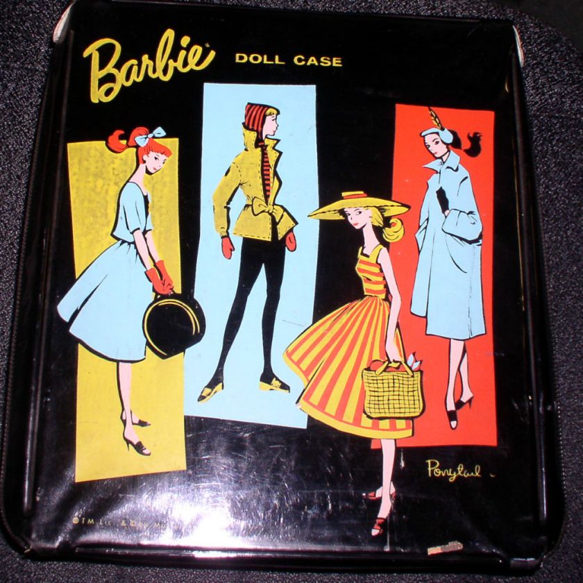 1961 VINTAGE BARBIE DOLL CASE PONYTAIL  