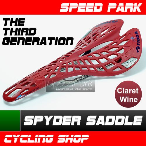 NEW 2011 TIOGA SPYDER SADDLE lightweight   Claret Wine  