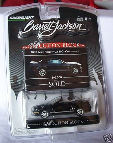 Greenlight Diecast Barrett Jackson 07 Ford Shelby GT500  