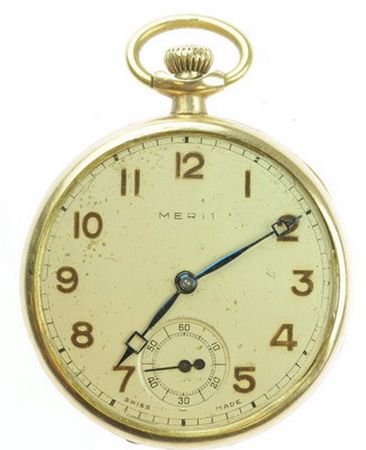 ANTIQUE POCKET WATCH OPEN FACE EUROPEAN ROLEX SWISS  