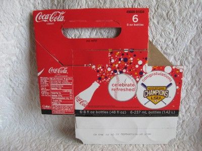 Coca Cola Coke 6 pk Bottle Carrier Caddy LSU Champions  