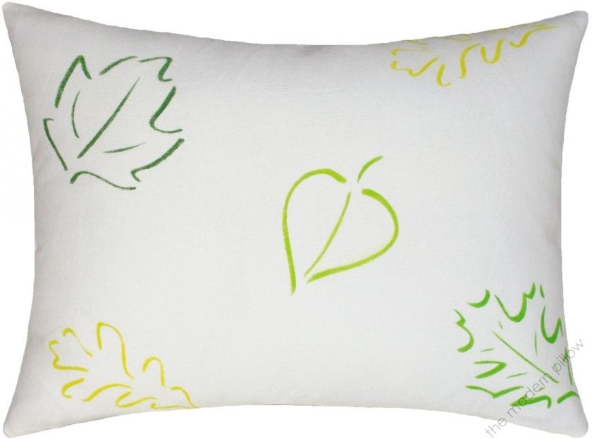 12x16 LEAVES OF SPRING throw pillow cover  