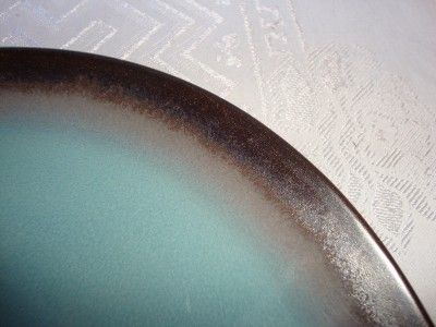 Home Target Stoneware Thira   Teal Dinner Plate  