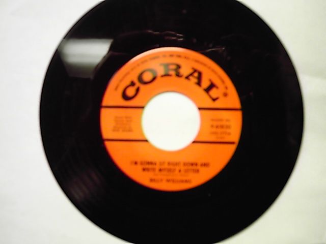 BILLY WILLIAMS Date with the Blues 45 VG+ Coral  