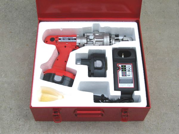 CORDLESS 5/8 #5 REBAR & ROUND BAR CUTTER RC 16CL NEW  