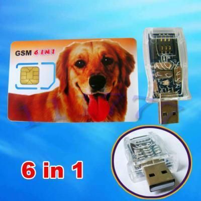 New 6 in 1 Max SIM Cell Phone Magic Super Card backup  