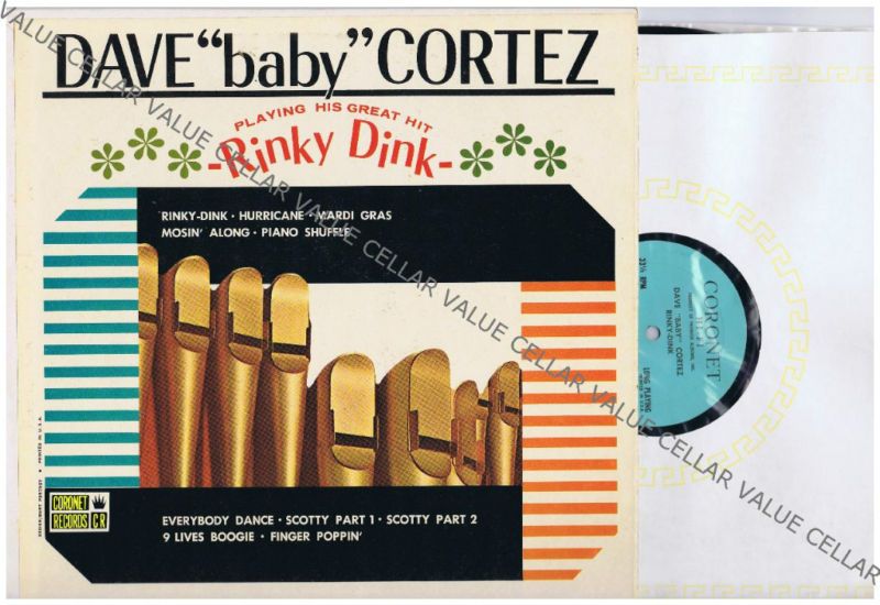 LP DAVE BABY CORTEZ PLAYS RINKY DINK JAZZ HAMMOND ORGAN  