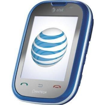   Pursuit Blue   AT&T Used Slider Texting Phone 843124001702  