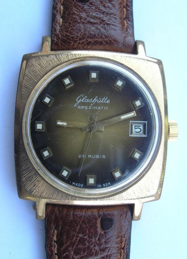 GUB/GLASHUTTE SPEZIMATIC AUTOMATIC WRIST WATCH  