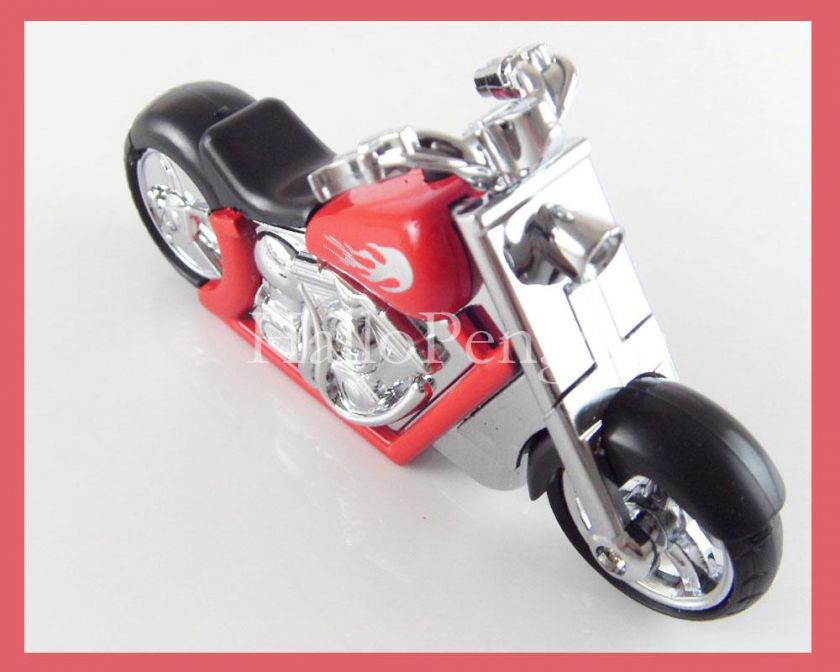 Novelty Cool Motorcycle shape Lighter Jet Flame Lamp  