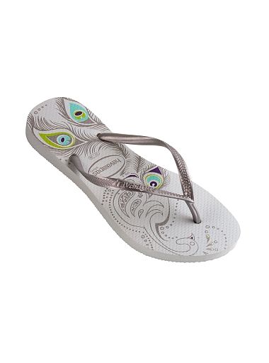 Havaianas Womens Slim Peacock Flip Flops  