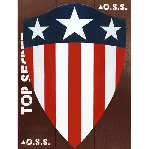 CAPTAIN AMERICA 1940S HEATER SHIELD LIMITED EDTION  