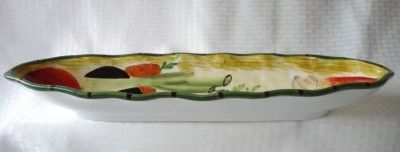 CIC Pamela Gladding LONG Bread Subway Vegetable Bowl Plate Party Dish 