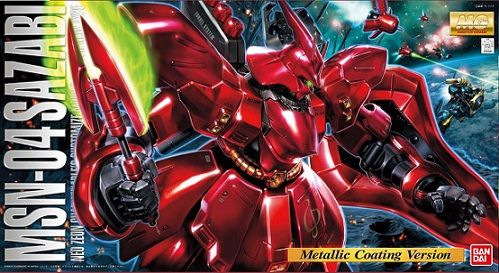 Bandai MG 1/100 MSN 04 Sazabi MetallicCorting ver. Chars 