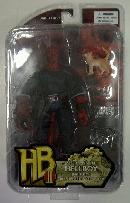 HB HELLBOY Cat ,Six pack Samaritan Series 2 Comic figure mezco VERY 