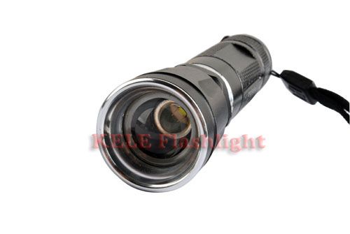 SMALL SUN 3M CREE Q3 Zoom LED Torch Focus Adjustable Flashlight 