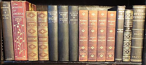 INVESTMENT 50 Book Antique Leather & Premium Bound Library Lot+LIMITED 