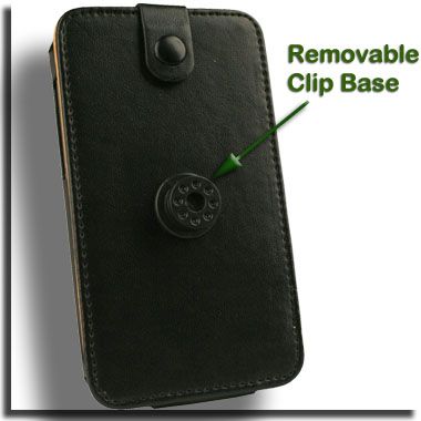 Leather Wallet Case for HTC ThunderBolt Pouch Belt Clip  