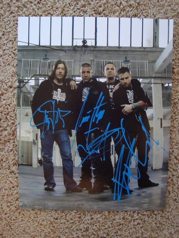 Creed signed autograph Band Music Stapp RARE LOOK  