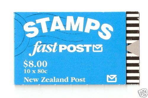 SB63 New Zealand Stamp Booklet Fast Post  