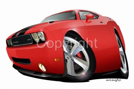 2010 Challenger SRT8 Muscle Car T Shirt #6762  