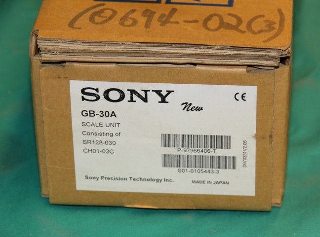 Sony Linear Scale Encoder GB 30A SR128 030 CH01 03C NEW  