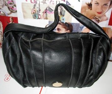 Charles David Marseilles Leather HUGE hobo MINT $400  